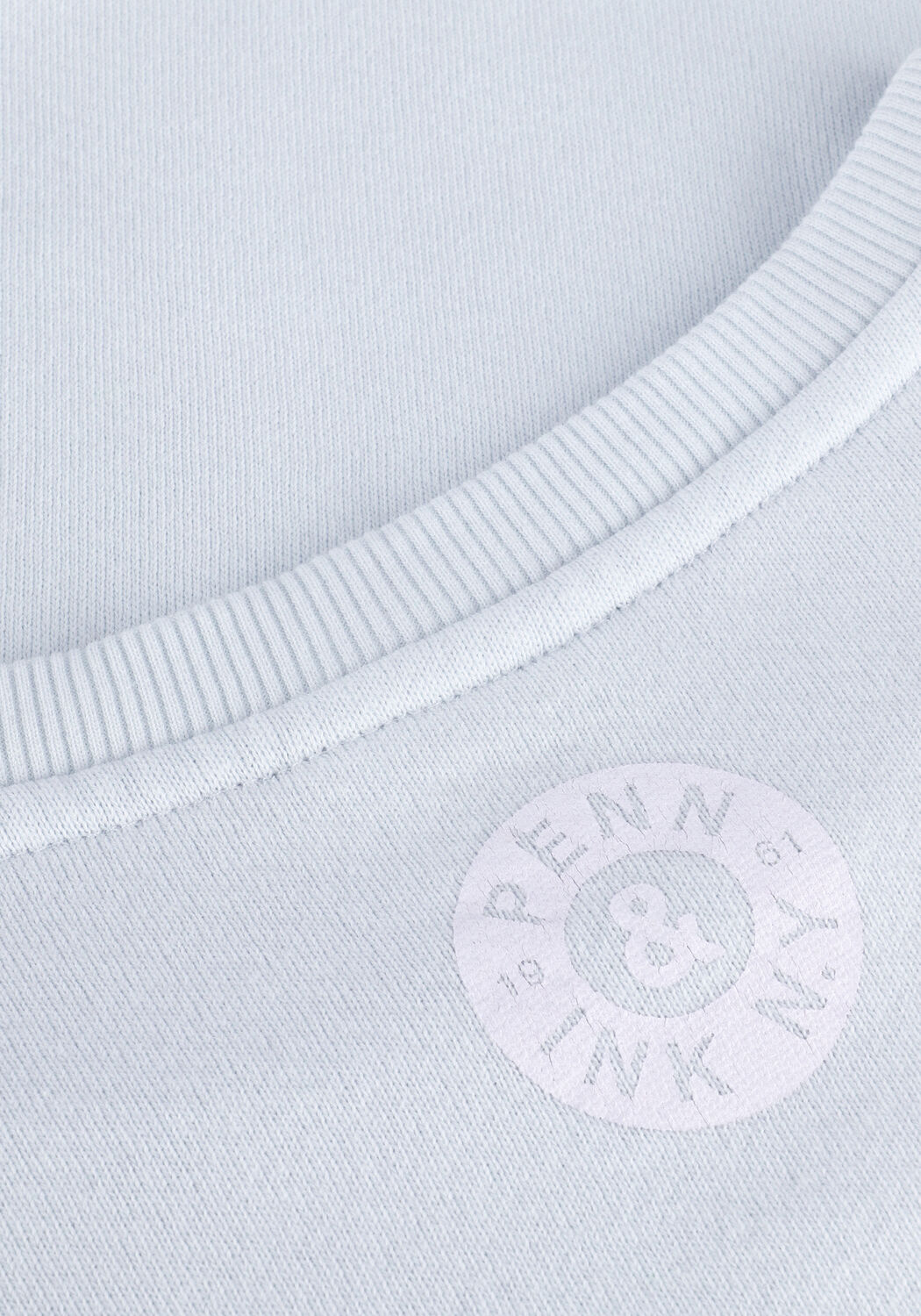 Lichtblauwe PENN & INK Trui S22F1037 - large