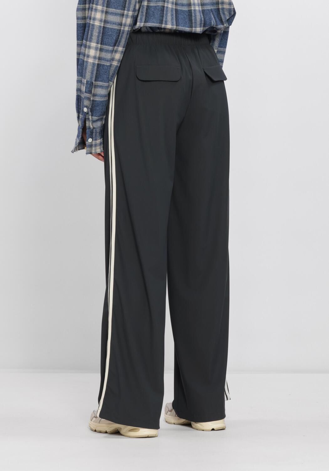 Antraciet PENN & INK Wijde broek W26F1942 - large