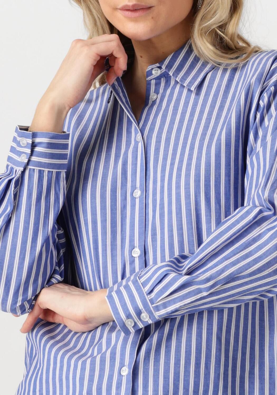 MOVES Dames Blouses Almira Shirt 4254 Blauw