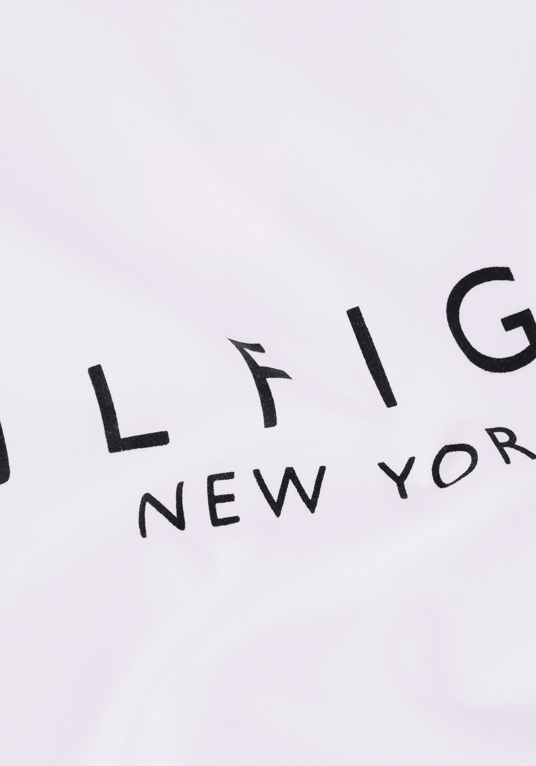 Witte TOMMY HILFIGER T-shirt HILFIGER NEW YORK TEE - large