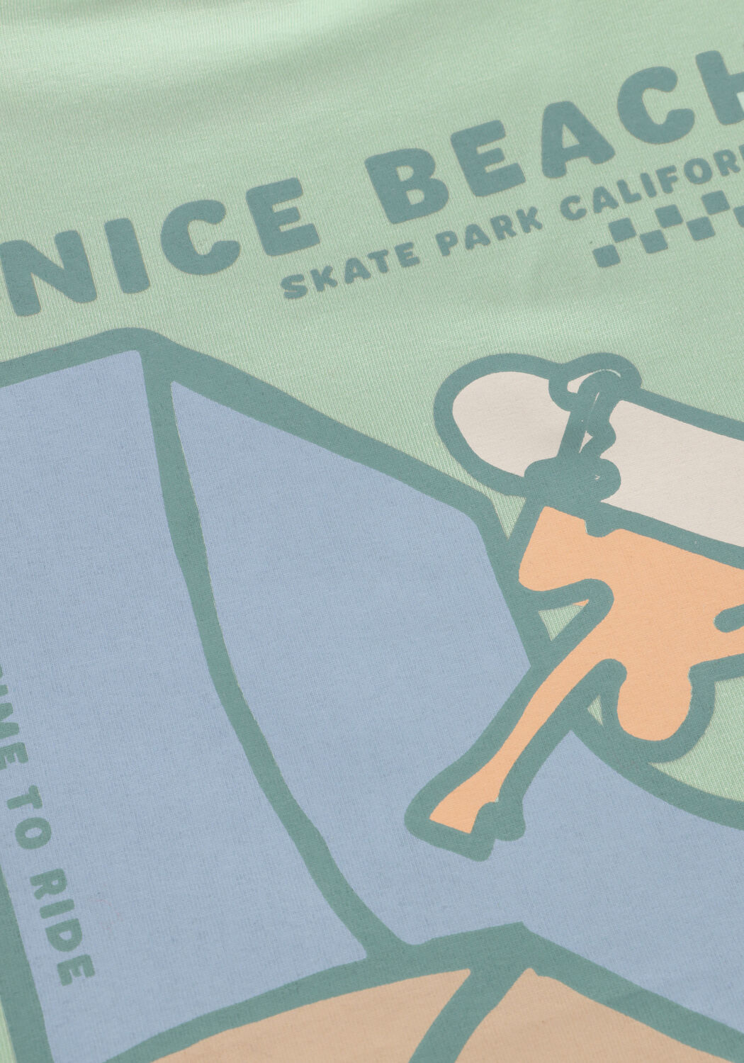 Mint DAILY7 T-shirt T-SHIRT BACKPRINT - large