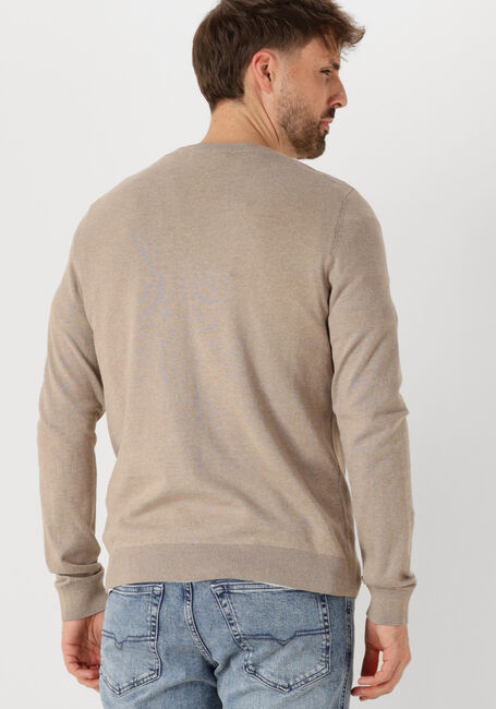 Beige SELECTED MEN Trui SLHBERG CREW NECK NOOS - large