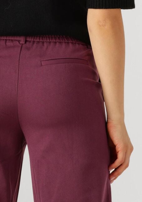 Bordeaux OBJECT Wijde broek OBJLISA WIDE PANT - large
