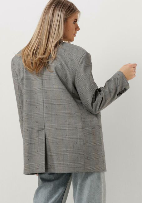 Grijze ALIX THE LABEL Blazer LADIES WOVEN SPECIAL CHECKED BLAZER - large