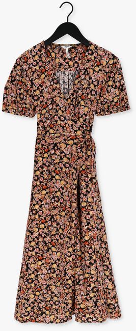 Oranje OBJECT Midi jurk ELIN S/S WRAP DRESS - large