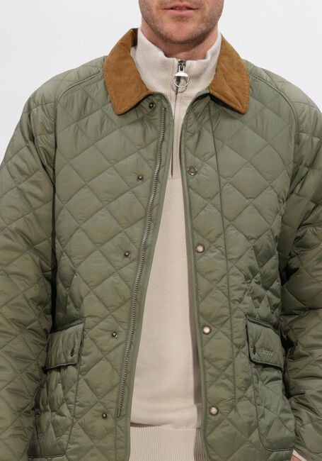 Groene BARBOUR Jack CITY BEDALE QUILTED - large