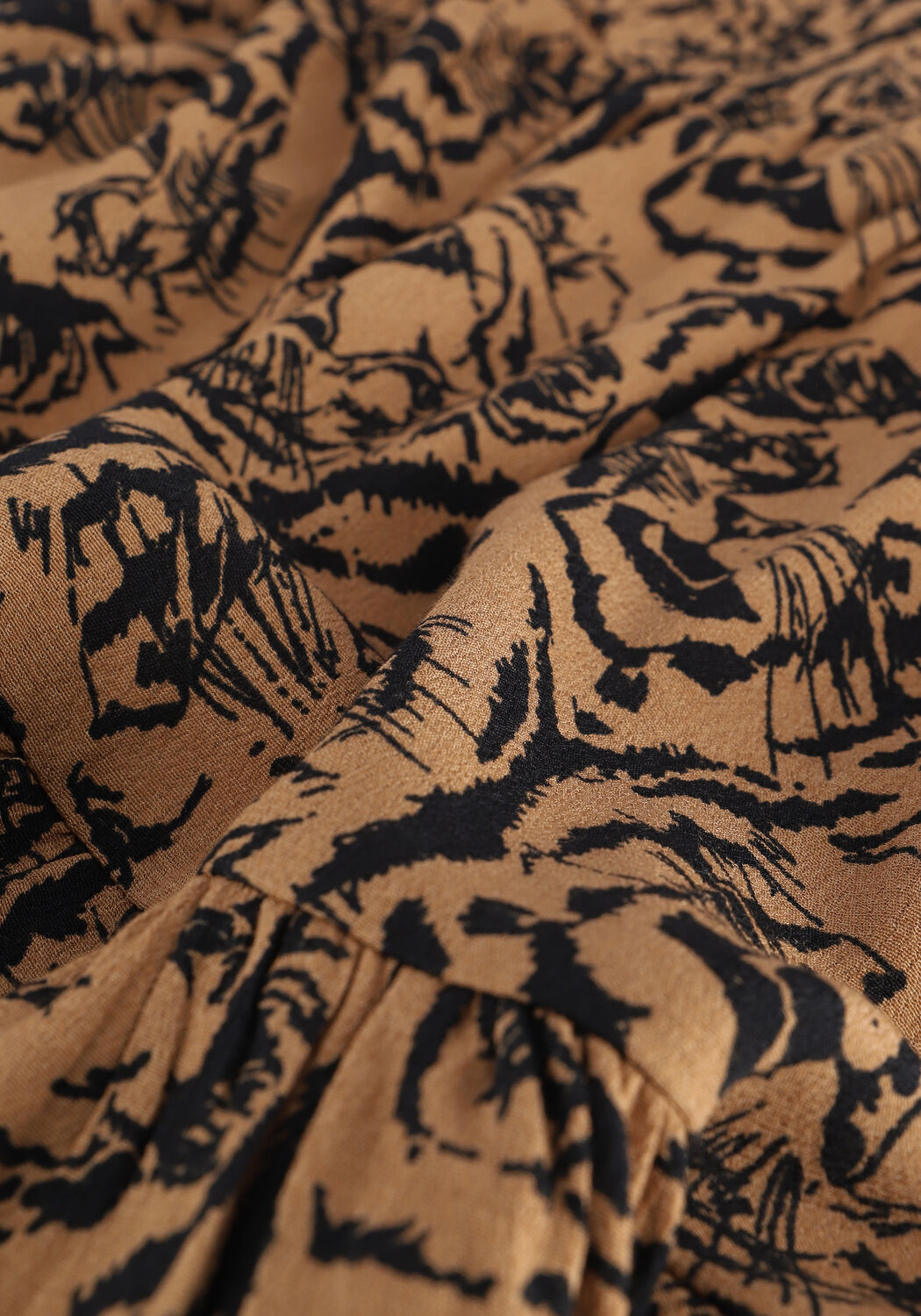 Camel ALIX THE LABEL Minirok TIGERHEAD SKIRT - large