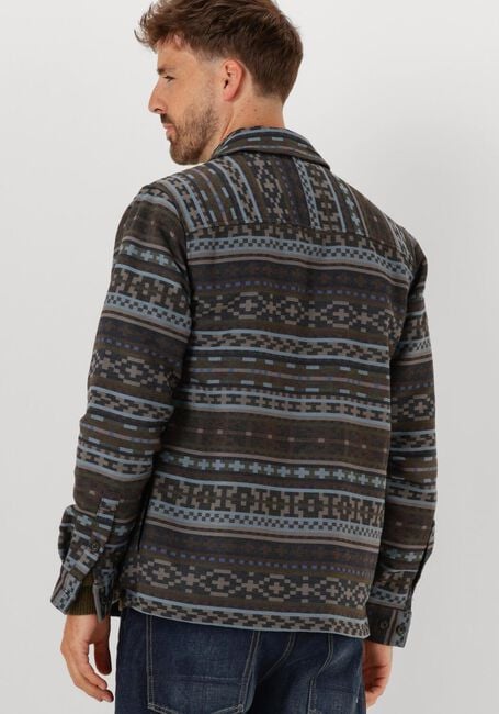 Bruine ANERKJENDT Overshirt AKOSCAR INKA OVERSHIRT - large