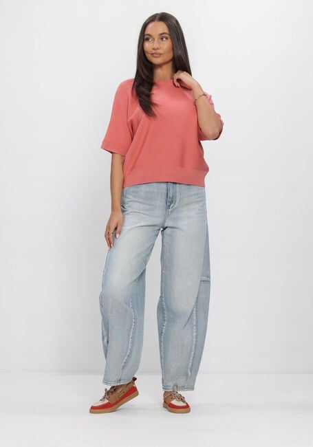 Lichtroze MSCH COPENHAGEN T-shirt MSCHTHAMIRA 2/4 PULLOVER - large