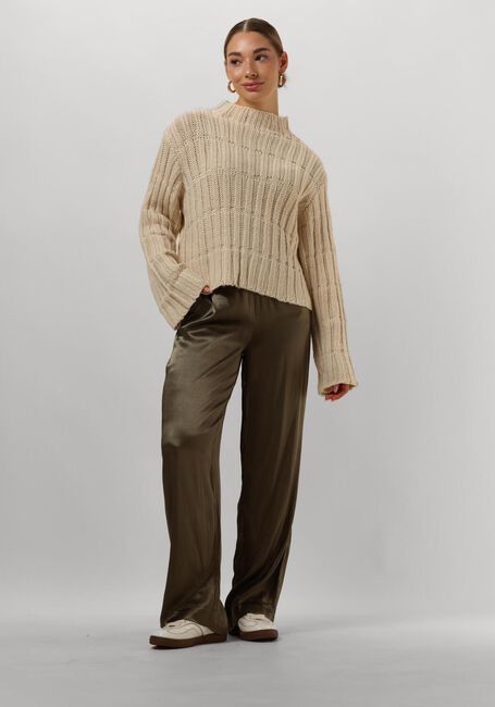 Beige MODSTRÖM Trui FELIPEMD SHORT T-NECK - large