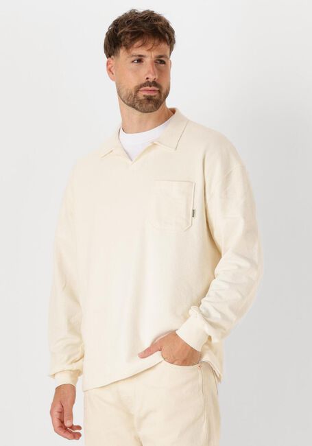 Ecru WOODBIRD Sweater WBLYCH TERRY POLO - large