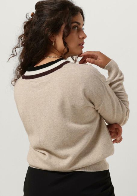 Beige VANILIA Trui MAGNOLIA SWEATER V - large
