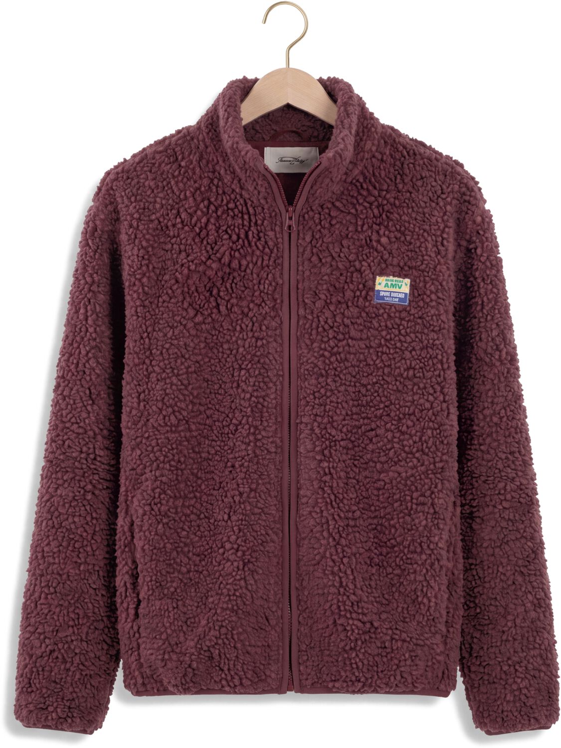 American vintage Heren Truien & Vesten Hoktown Zip - Bordeaux, foto 2