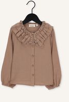 Beige LIL' ATELIER Blouses NMFLEDOLIE LS LOOSE SHORT SHIRT Beige LIL' ATELIER Blouses NMFLEDOLIE LS LOOSE SHORT SHIRT - medium