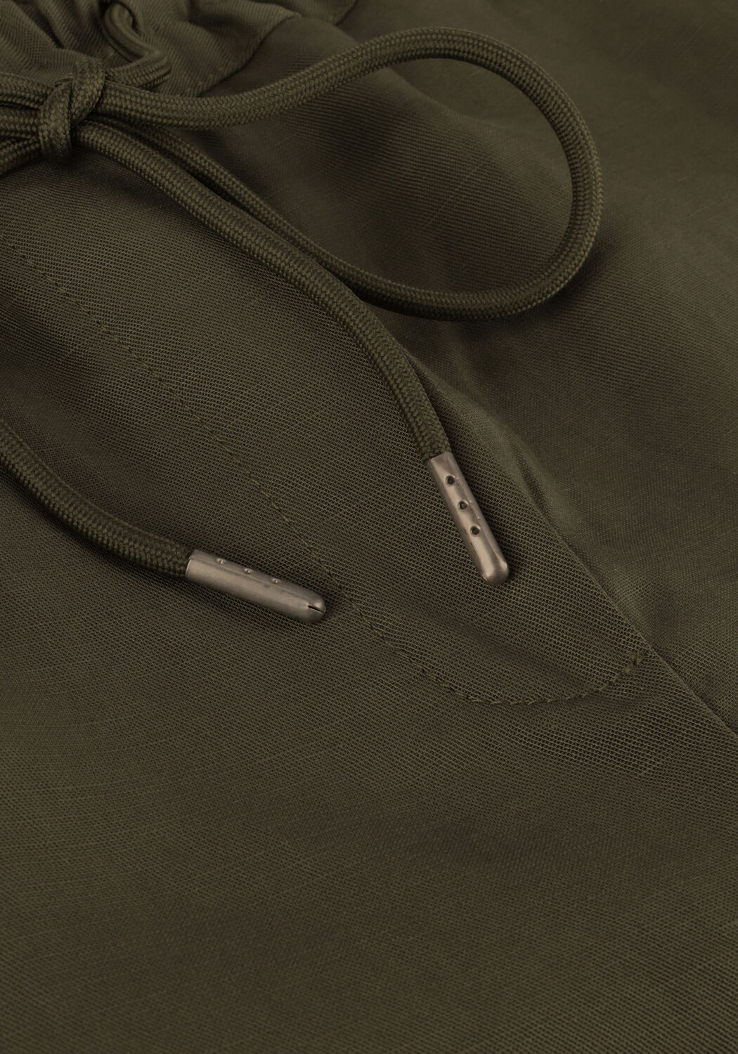 Olijf ANOTHER LABEL Broeken BREZZY SHORTS - large