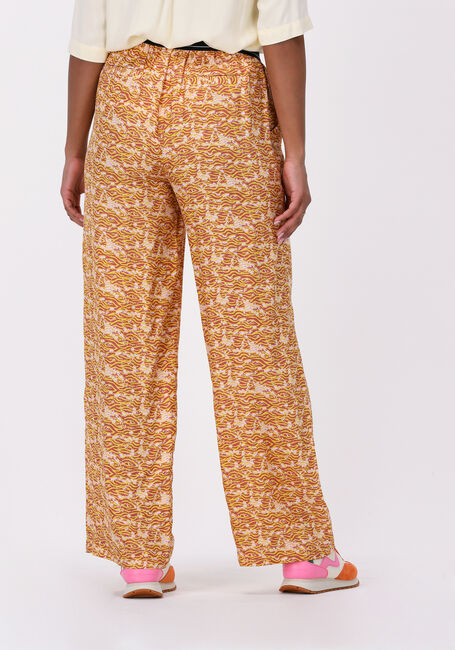 Oranje SCOTCH & SODA Wijde broek HIGH-RISE WIDE-LEG DRAPEY PYJAMA PANTS - large