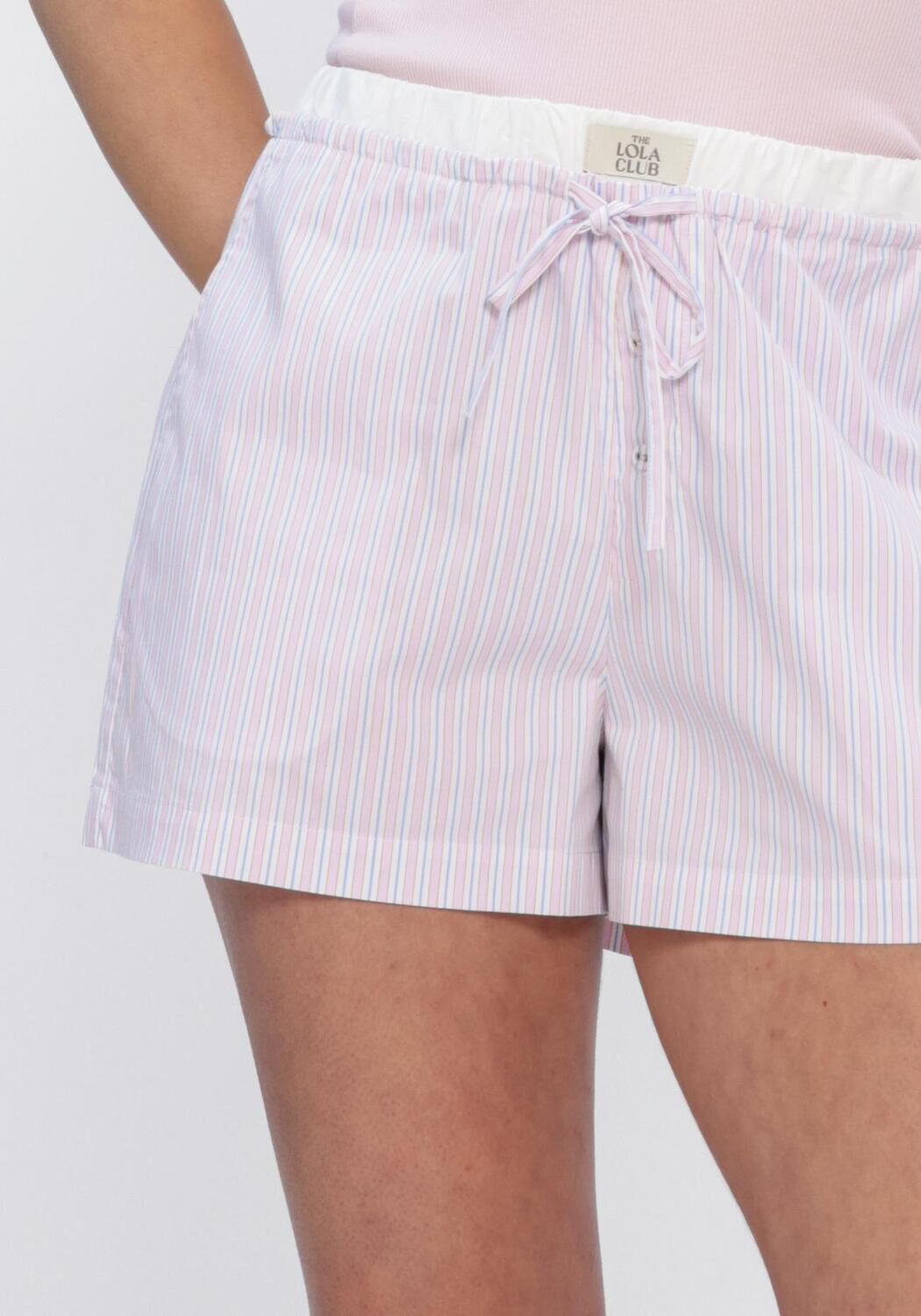 Lichtroze THE LOLA CLUB Broeken MAEVE SHORT - large