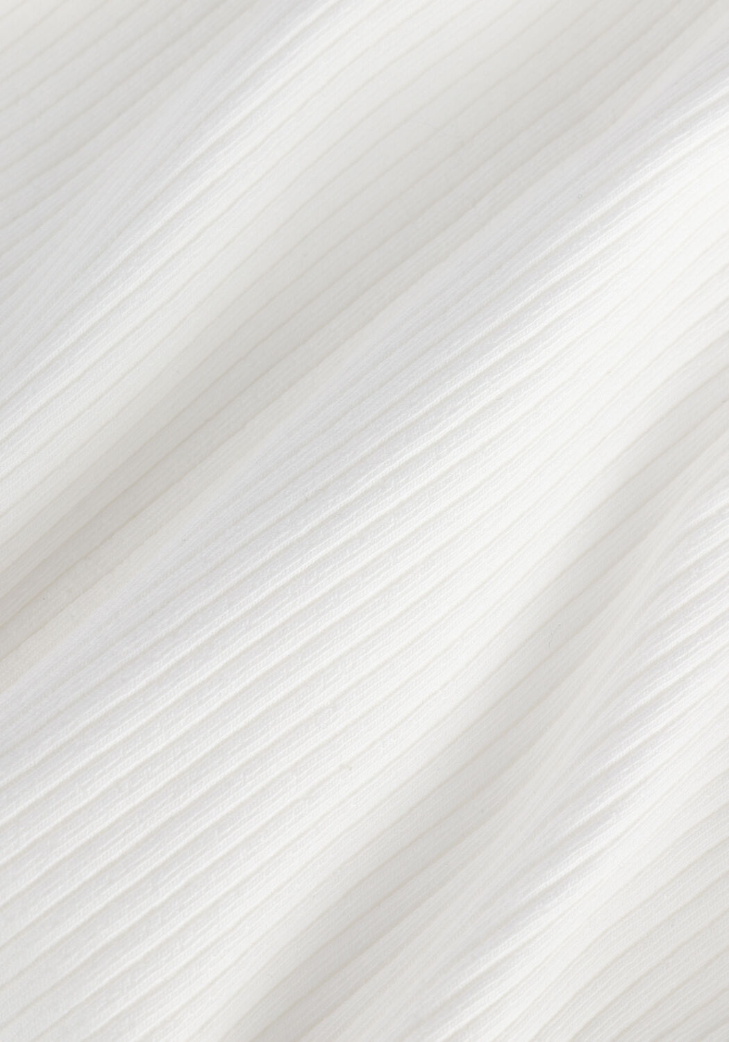 Witte NA-KD Top FRILL RIBBED JERSEY TOP - large