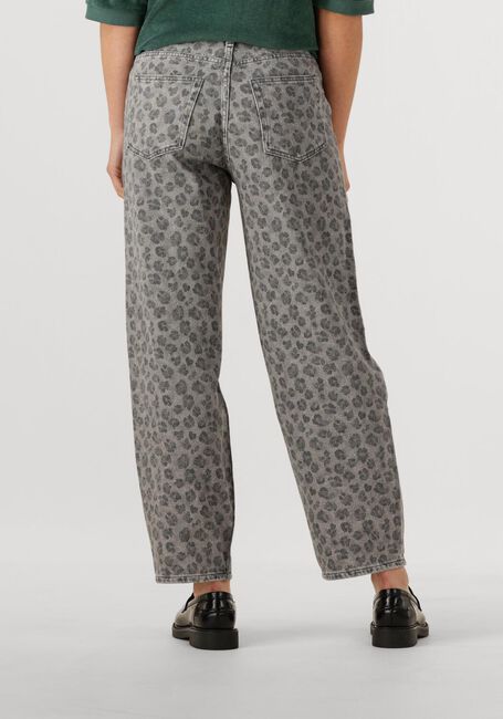 Grijze BY-BAR Wijde broek LEW GREY CHEETAH PANTS - large