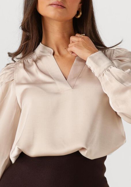 Creme NEO NOIR Blouses ROSSLYN HEAVY SATEEN BLOUSE - large