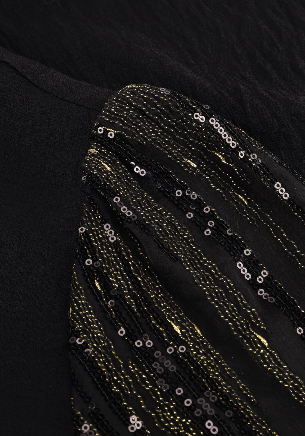 Zwarte AAIKO Blouses PILLAR PAILLETTE PES 522 - large