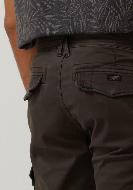 Donkergrijze PME LEGEND Korte broek CARGO SHORTS STRETCH BROKEN TWILL - large