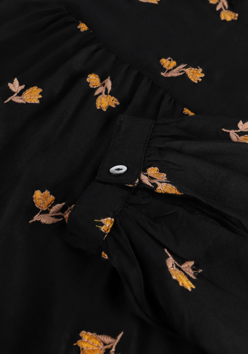 Zwarte SISSEL EDELBO Mini jurk MARYLIN NOIR SILK DRESS - large