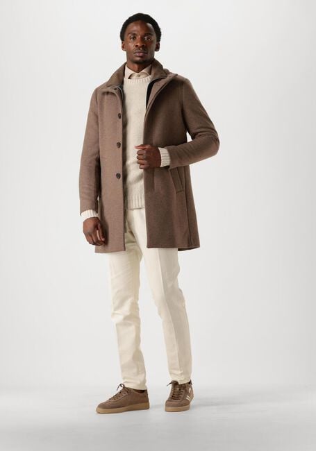 Beige PROFUOMO Klassiek overhemd SHIRT CUTAWAY SF SC KNITTED Beige PROFUOMO Klassiek overhemd SHIRT CUTAWAY SF SC KNITTED - large