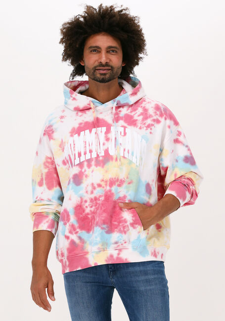 Multi TOMMY JEANS Sweater TJM AOP TIE DYE HOODIE - large
