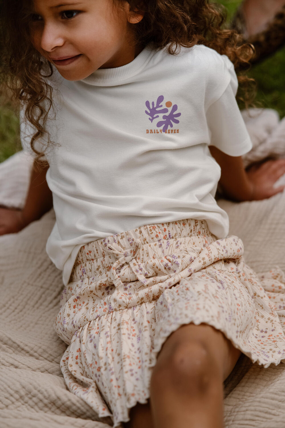 Zand DAILY7 Minirok SKIRT STRUCTURE MILLE FLEUR - large