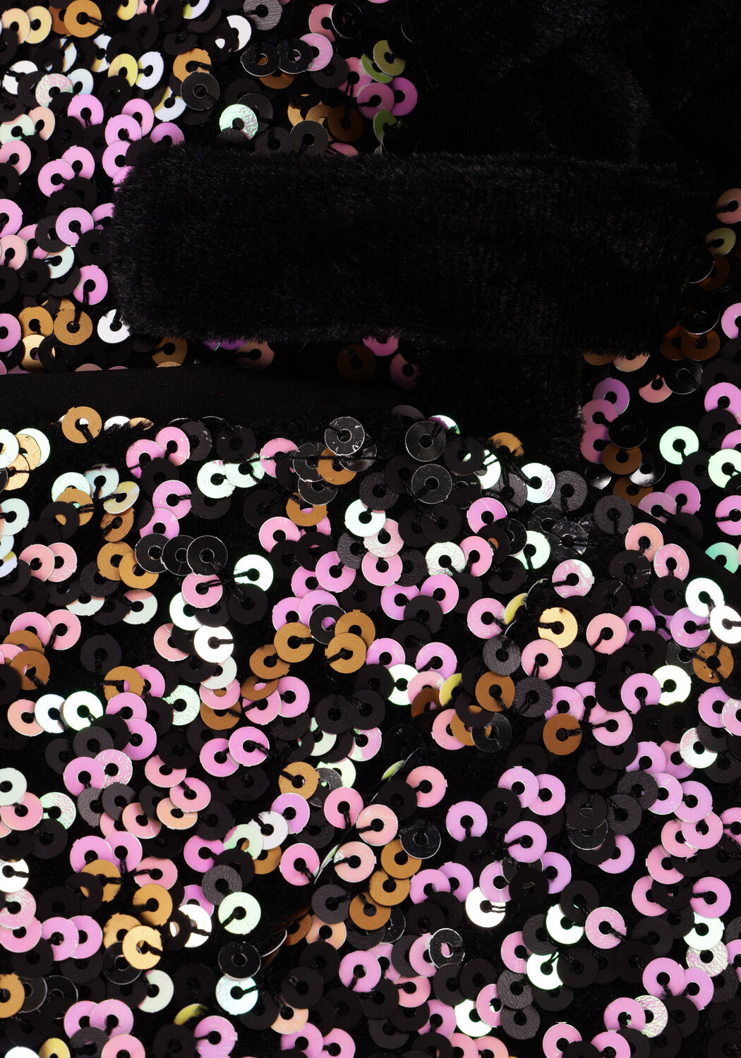 Paarse Y.A.S. Mini jurk YASMULTISEQ LS WRAP DRESS - large