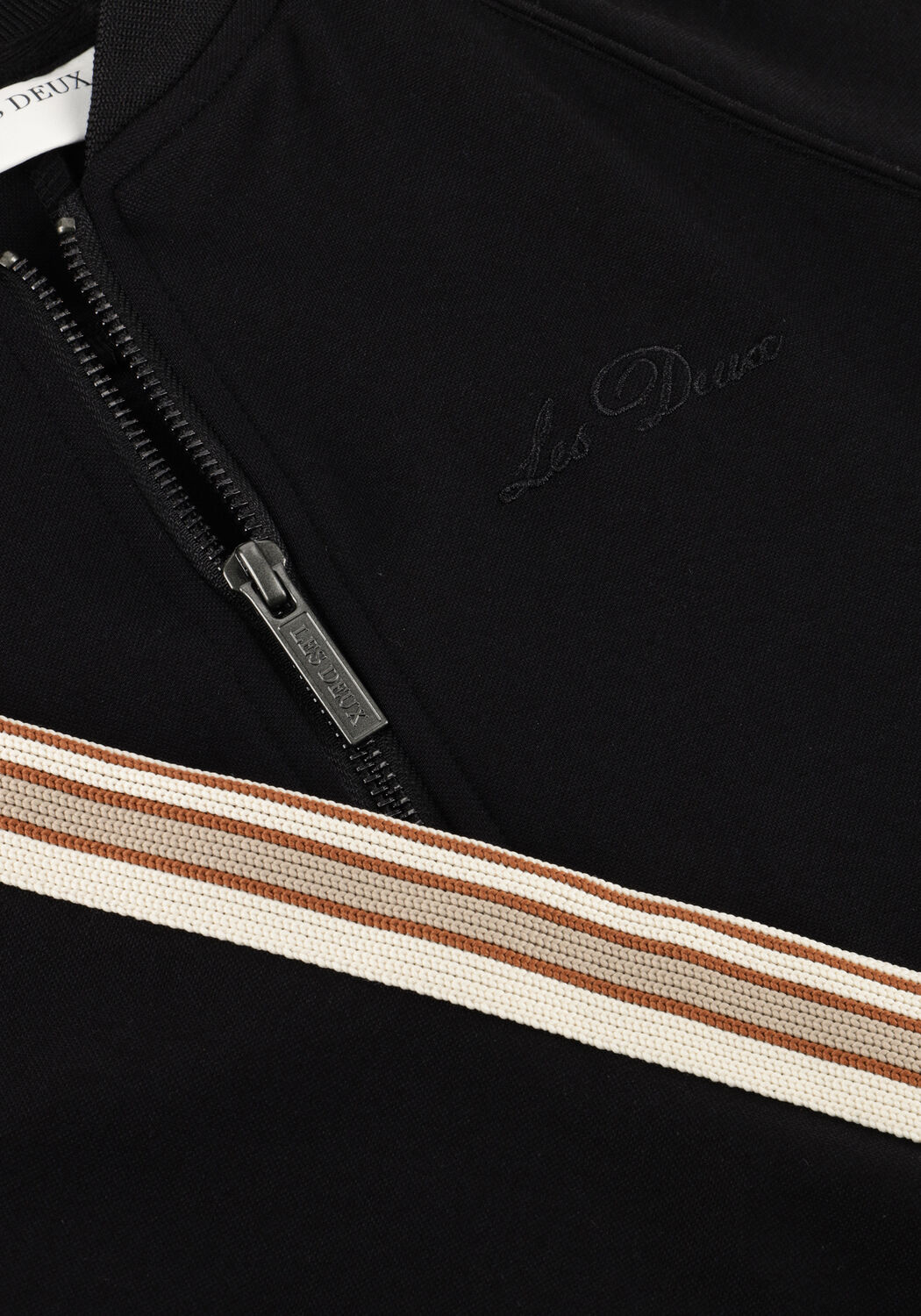 Zwarte LES DEUX Vest STERLING TRACK JACKET KIDS - large