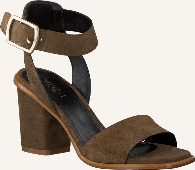 Groene NOTRE-V Platte sandalen B4160 Groene NOTRE-V Platte sandalen B4160 - large