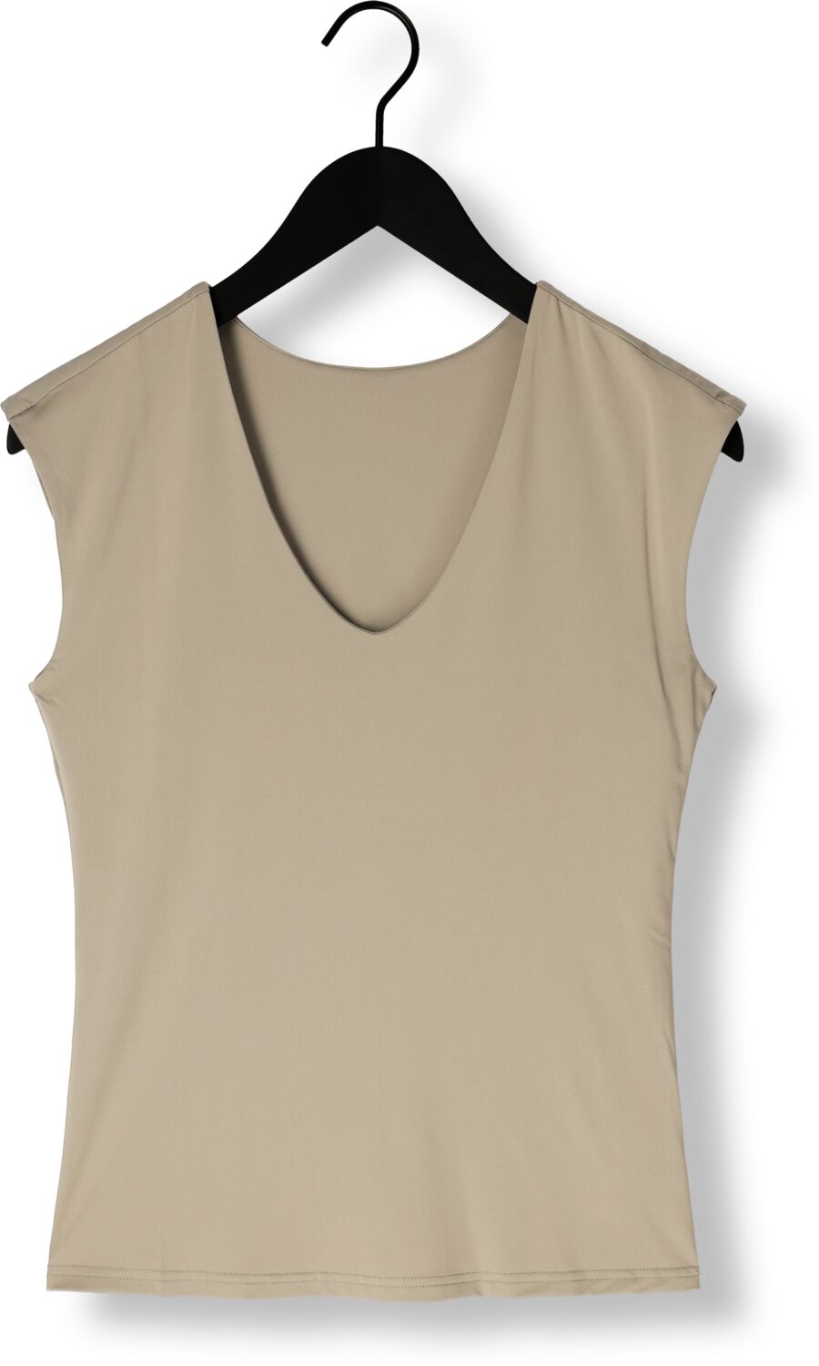 ROSEMUNDE Dames Tops & T-shirts Billie Capsleeve V-neck Groen