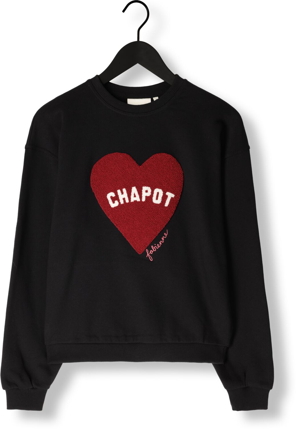 FABIENNE CHAPOT Dames Truien & Vesten Terry Sport Heart Sweater Zwart