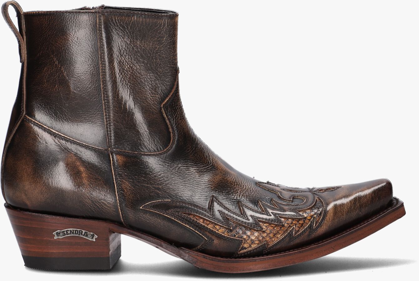 Dapper Trojaanse paard Evaluatie Bruine SENDRA Cowboylaarzen 12185P | Omoda