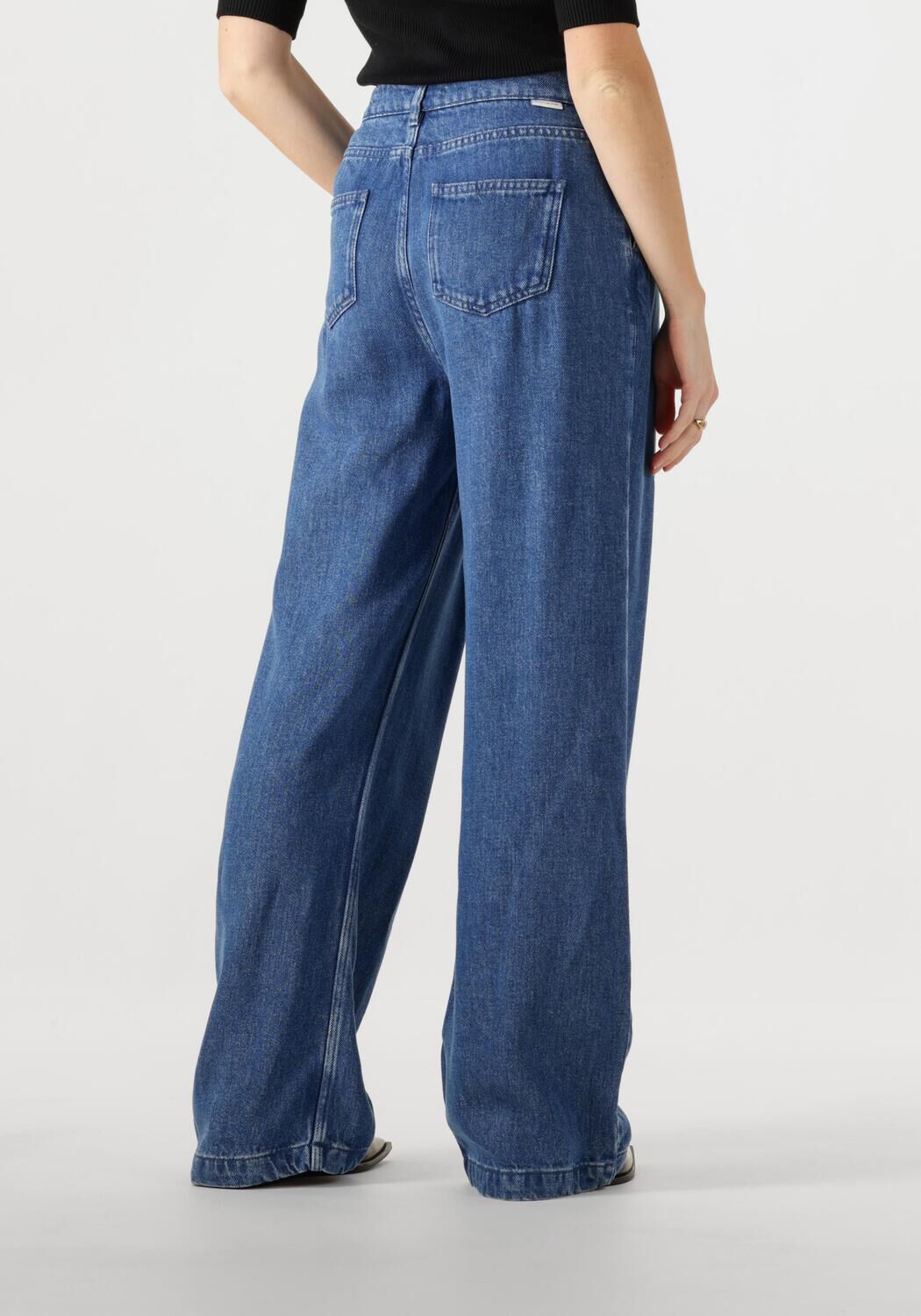 CIRCLE OF TRUST Dames Jeans Lori Wide Leg Dnm Blauw