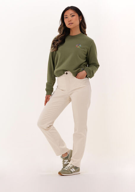 Groene SCOTCH & SODA Sweater REGULAR FIT CROPPED CREWNECK - large