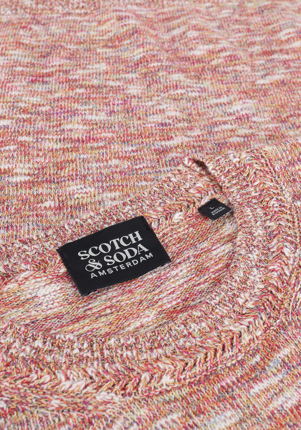 Multi SCOTCH & SODA Trui MULTICOLOUR CREW NECK SWEATER - large