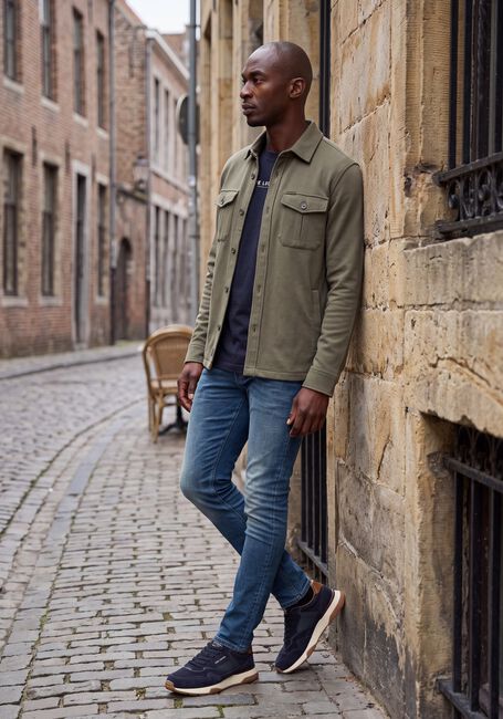 Khaki PME LEGEND Casual overhemd LONG SLEEVE SHIRT COMFORT HEAVY TWILL - large