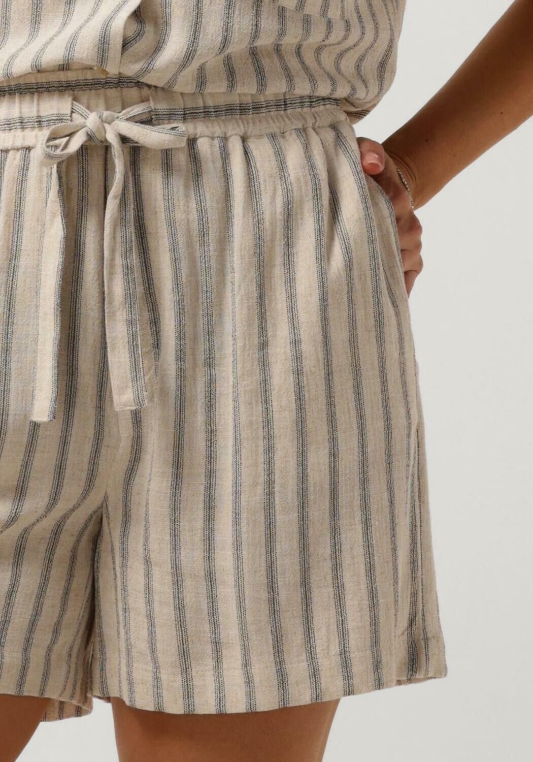 OBJECT Dames Broeken Objsanne Hw Wide Shorts Zand