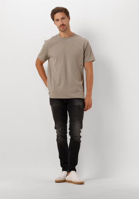 Taupe PURE PATH T-shirt LOOSE FIT T-SHIRTS CREWNECK SS106 Taupe PURE PATH T-shirt LOOSE FIT T-SHIRTS CREWNECK SS106 - large