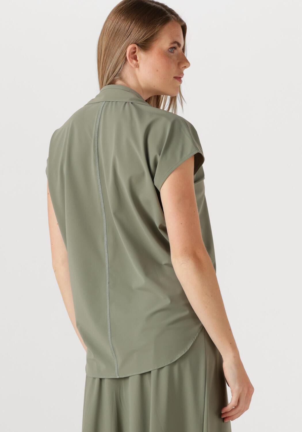 PENN & INK Dames Blouses Blouse Khaki