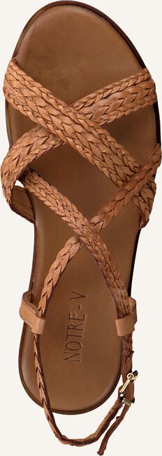 Cognac NOTRE-V Platte sandalen 431015 Cognac NOTRE-V Platte sandalen 431015 - large