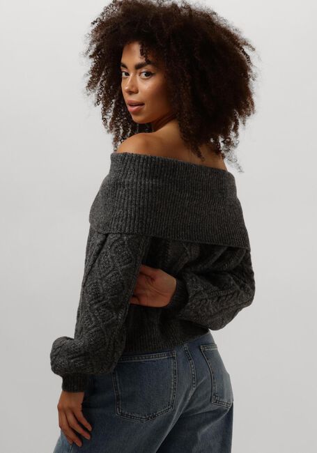 Grijze GESTUZ Trui ADIEGZ OFF SHOULDER - large