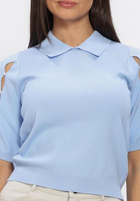 Lichtblauwe FREEBIRD Top KN-VIS-SOFT-26-1 - large