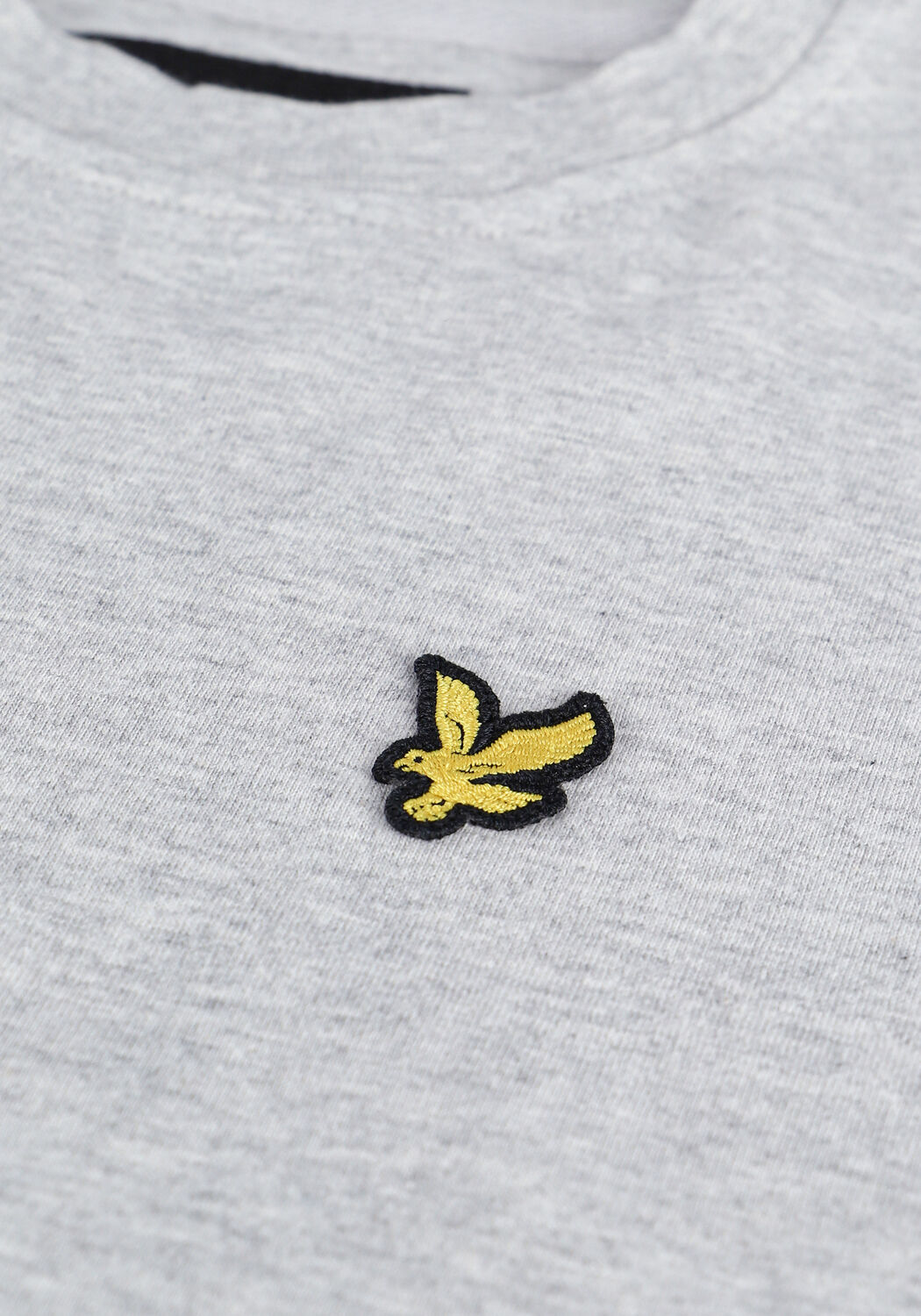 Lichtgrijze LYLE & SCOTT T-shirt CROPPED T-SHIRT - large