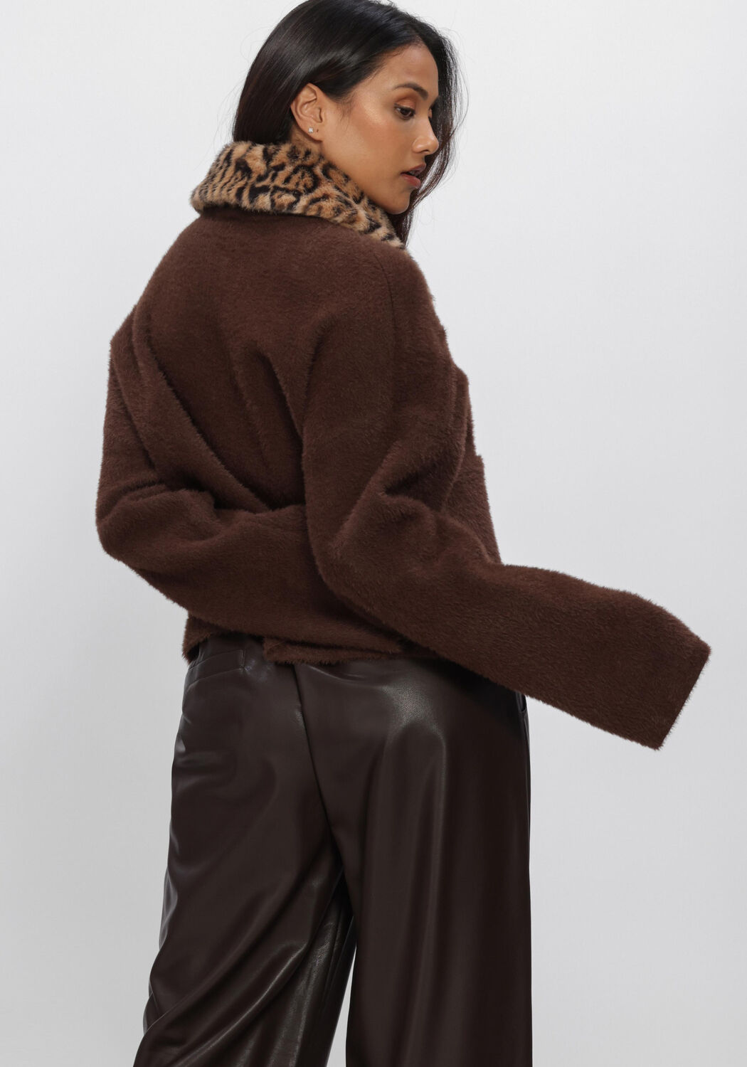 Bruine AMAYA AMSTERDAM Trui LINA KNITWEAR - large