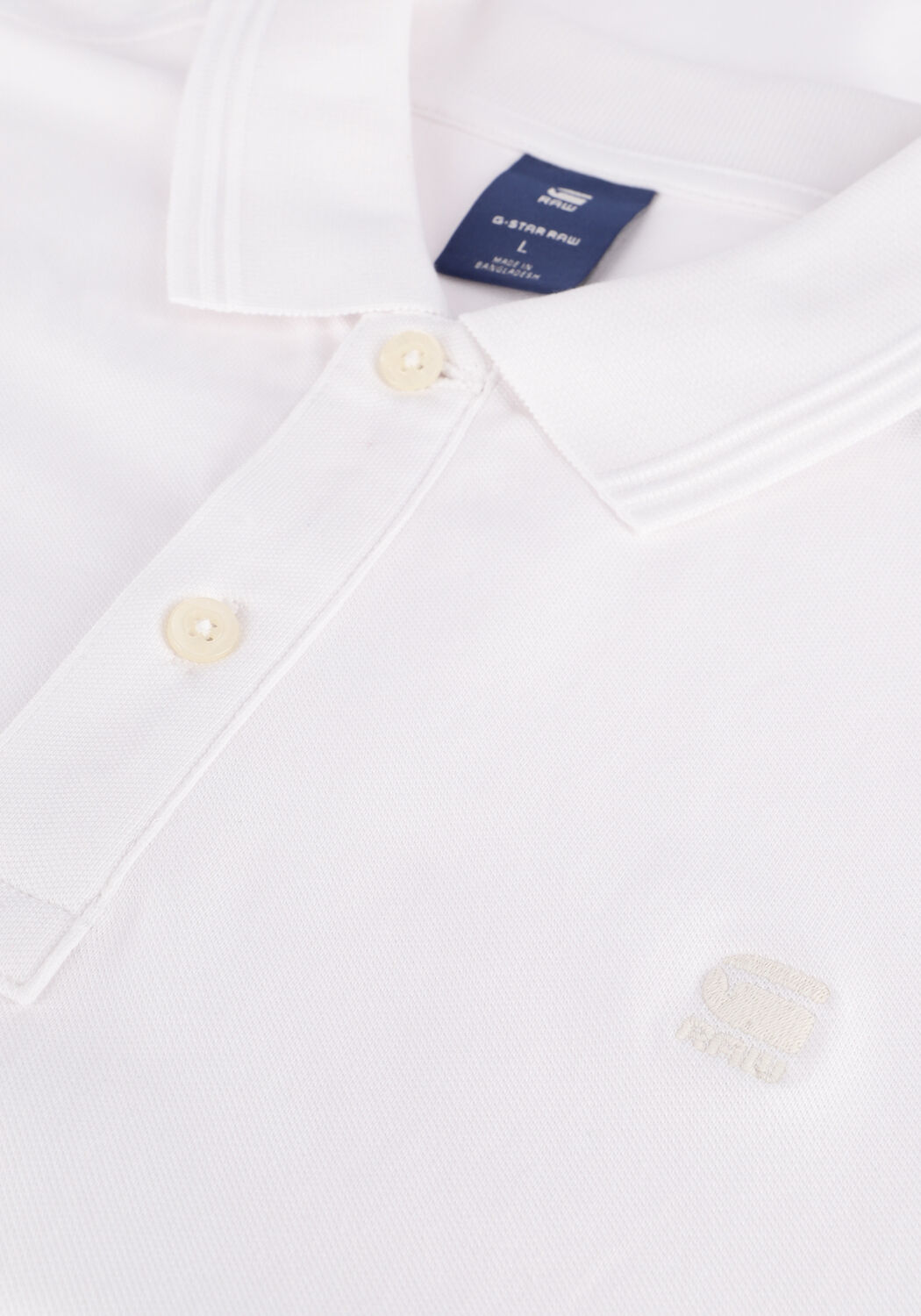 Gebroken wit G-STAR RAW Polo DUNDA SLIM POLO S/S - large