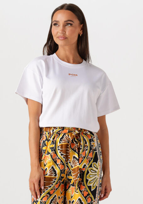 Witte POM AMSTERDAM T-shirt THE ADVENTURIST - large